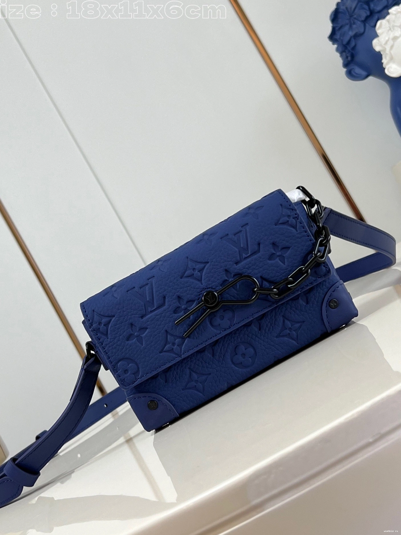 WIS Steamer LOUIS Wallet-18*11*6.5CM VUITTON Wearable 0801